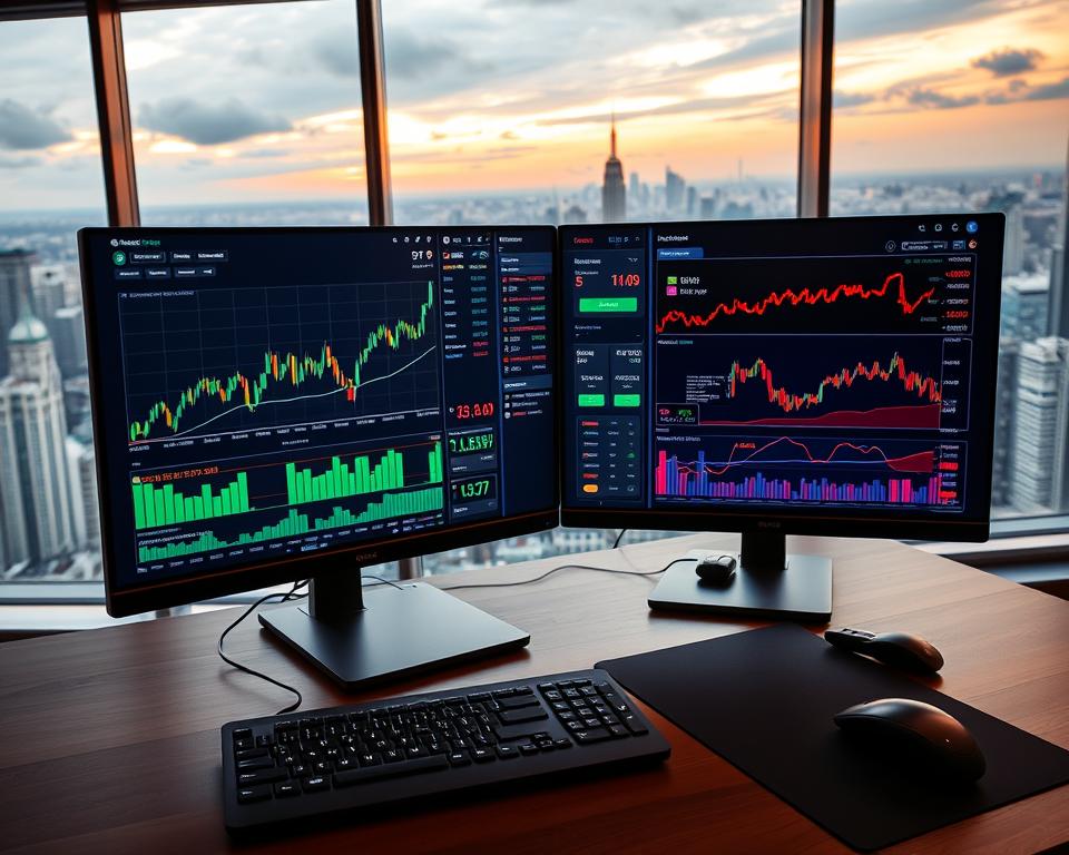 finance trading screen
